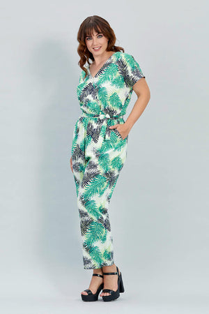 JUMPSUIT PLUS ESTAMPADO CON MANGA CUP