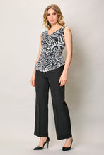 Cargar imagen en el visor de la galería, Conjunto casual de blusa estampada sin manga y pantalón
