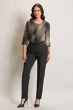 Cargar imagen en el visor de la galería, Conjunto casual blusa estampada manga 3/4 y pantalón