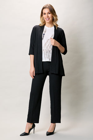 Conjunto de blusa, ensamble y pantalón color negro