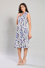 Cargar imagen en el visor de la galería, Vestido blanco con estampado floral sin mangas