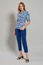 Cargar imagen en el visor de la galería, Conjunto de blusa estampada manga 3/4 con pantalón