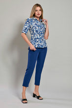 Cargar imagen en el visor de la galería, Conjunto de blusa estampada manga 3/4 con pantalón