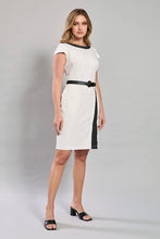 Cargar imagen en el visor de la galería, Vestido casual color blanco con estampado a lunares