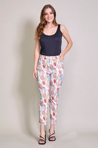 Leggings casual estampado con bolsillos