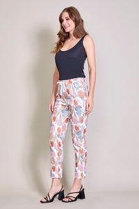 Leggings casual estampado con bolsillos