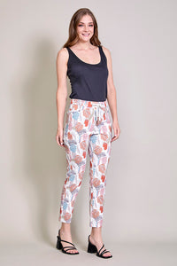 Leggings casual estampado con bolsillos