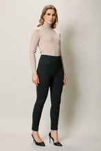 Cargar imagen en el visor de la galería, Leggings básico de pretina alta color negro